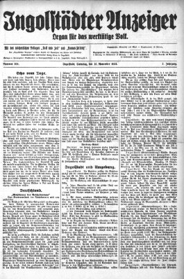 Ingolstädter Anzeiger Freitag 14. November 1924