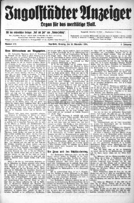 Ingolstädter Anzeiger Montag 24. November 1924