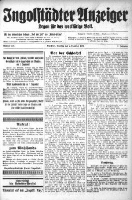 Ingolstädter Anzeiger Montag 1. Dezember 1924