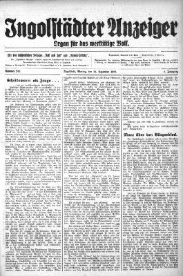 Ingolstädter Anzeiger Samstag 13. Dezember 1924