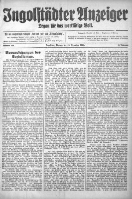 Ingolstädter Anzeiger Montag 29. Dezember 1924