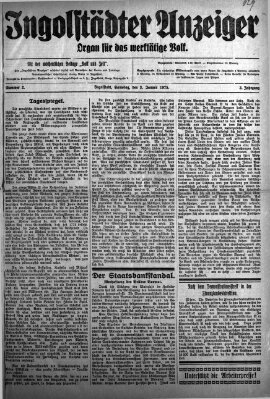 Ingolstädter Anzeiger Samstag 3. Januar 1925