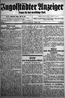 Ingolstädter Anzeiger Freitag 9. Januar 1925