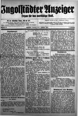 Ingolstädter Anzeiger Dienstag 3. Februar 1925