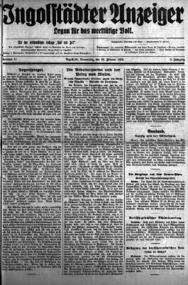 Ingolstädter Anzeiger Donnerstag 26. Februar 1925