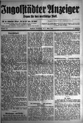 Ingolstädter Anzeiger Donnerstag 5. März 1925