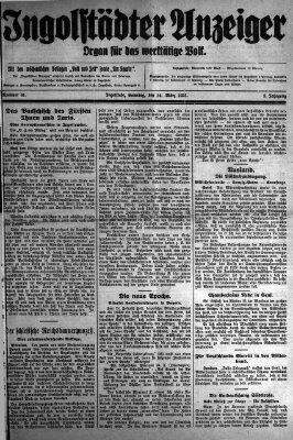 Ingolstädter Anzeiger Samstag 14. März 1925