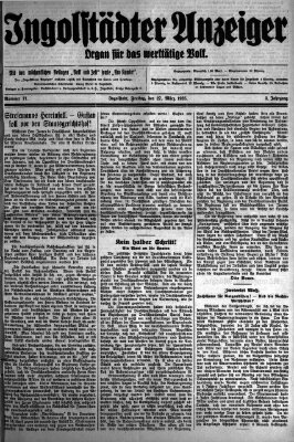 Ingolstädter Anzeiger Freitag 27. März 1925