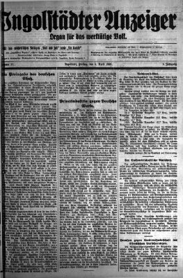 Ingolstädter Anzeiger Freitag 3. April 1925