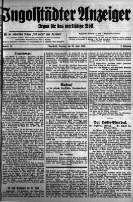 Ingolstädter Anzeiger Dienstag 28. April 1925