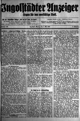 Ingolstädter Anzeiger Montag 4. Mai 1925