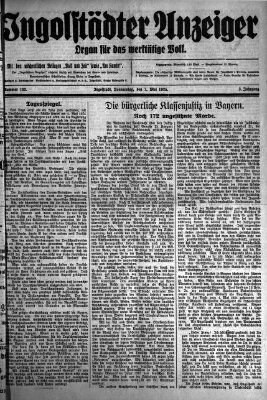 Ingolstädter Anzeiger Donnerstag 7. Mai 1925