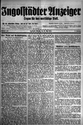 Ingolstädter Anzeiger Montag 18. Mai 1925