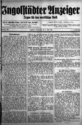 Ingolstädter Anzeiger Donnerstag 4. Juni 1925