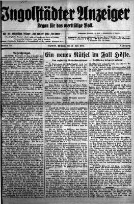 Ingolstädter Anzeiger Mittwoch 10. Juni 1925