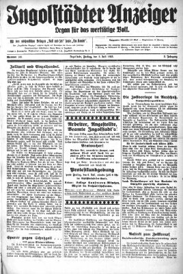 Ingolstädter Anzeiger Freitag 3. Juli 1925