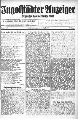 Ingolstädter Anzeiger Dienstag 11. August 1925