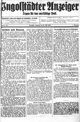 Ingolstädter Anzeiger Samstag 29. Mai 1926