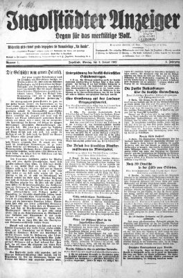 Ingolstädter Anzeiger Montag 3. Januar 1927