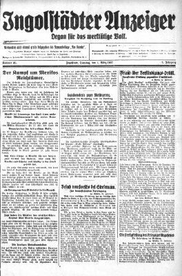 Ingolstädter Anzeiger Dienstag 1. März 1927