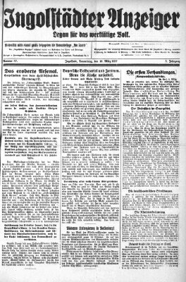 Ingolstädter Anzeiger Donnerstag 10. März 1927