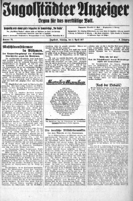 Ingolstädter Anzeiger Dienstag 5. April 1927