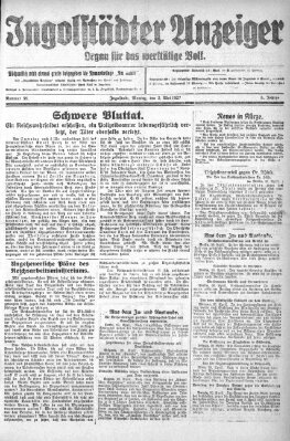 Ingolstädter Anzeiger Montag 2. Mai 1927