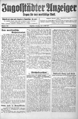 Ingolstädter Anzeiger Dienstag 3. Mai 1927