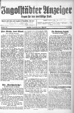 Ingolstädter Anzeiger Donnerstag 5. Mai 1927