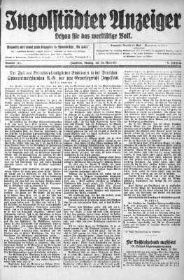 Ingolstädter Anzeiger Montag 23. Mai 1927