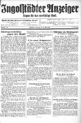 Ingolstädter Anzeiger Dienstag 24. Mai 1927