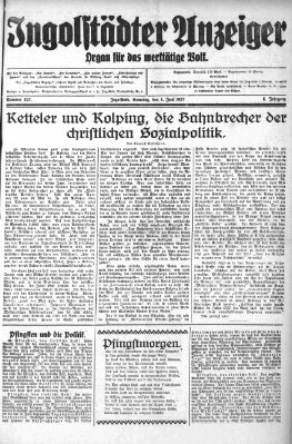 Ingolstädter Anzeiger Samstag 4. Juni 1927