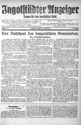 Ingolstädter Anzeiger Freitag 8. Juli 1927