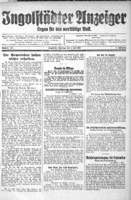 Ingolstädter Anzeiger Samstag 9. Juli 1927
