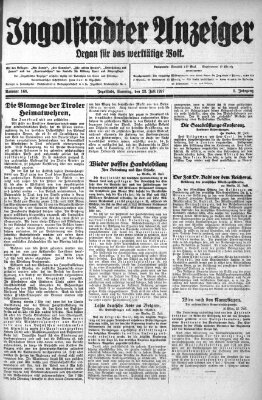 Ingolstädter Anzeiger Samstag 23. Juli 1927