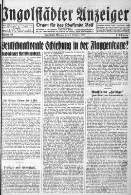 Ingolstädter Anzeiger Montag 3. Oktober 1927