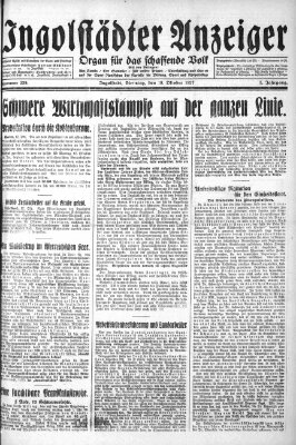 Ingolstädter Anzeiger Dienstag 18. Oktober 1927