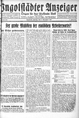 Ingolstädter Anzeiger Freitag 4. November 1927