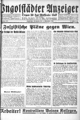 Ingolstädter Anzeiger Mittwoch 9. November 1927