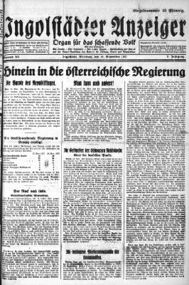 Ingolstädter Anzeiger Mittwoch 16. November 1927