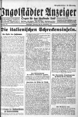 Ingolstädter Anzeiger Montag 28. November 1927