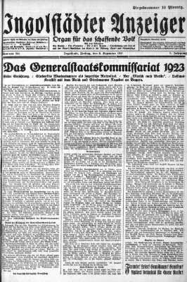 Ingolstädter Anzeiger Freitag 9. Dezember 1927