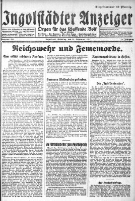 Ingolstädter Anzeiger Samstag 24. Dezember 1927