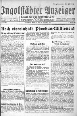 Ingolstädter Anzeiger Mittwoch 28. Dezember 1927