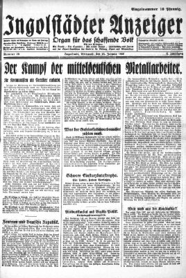 Ingolstädter Anzeiger Mittwoch 25. Januar 1928