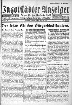 Ingolstädter Anzeiger Montag 27. Februar 1928