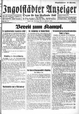 Ingolstädter Anzeiger Dienstag 28. Februar 1928