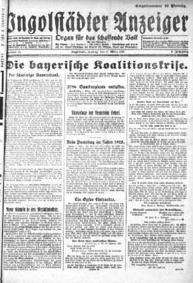 Ingolstädter Anzeiger Freitag 2. März 1928