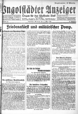 Ingolstädter Anzeiger Mittwoch 14. März 1928