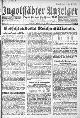 Ingolstädter Anzeiger Freitag 16. März 1928